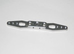 Aluminium double servo arm